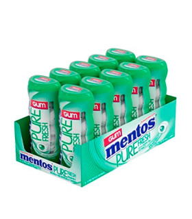Mentos Gum Pocket Menta Verde 10 ud