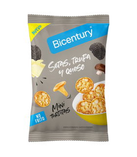 Mini Tortitas Setas, Trufa y Queso 70 g (7 ud) Bicentury