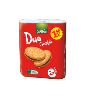 Galletas Duo Chocolate 390 g (12 ud) Gullon