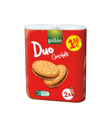 Galletas Duo Chocolate 390 g (12 ud) Gullon